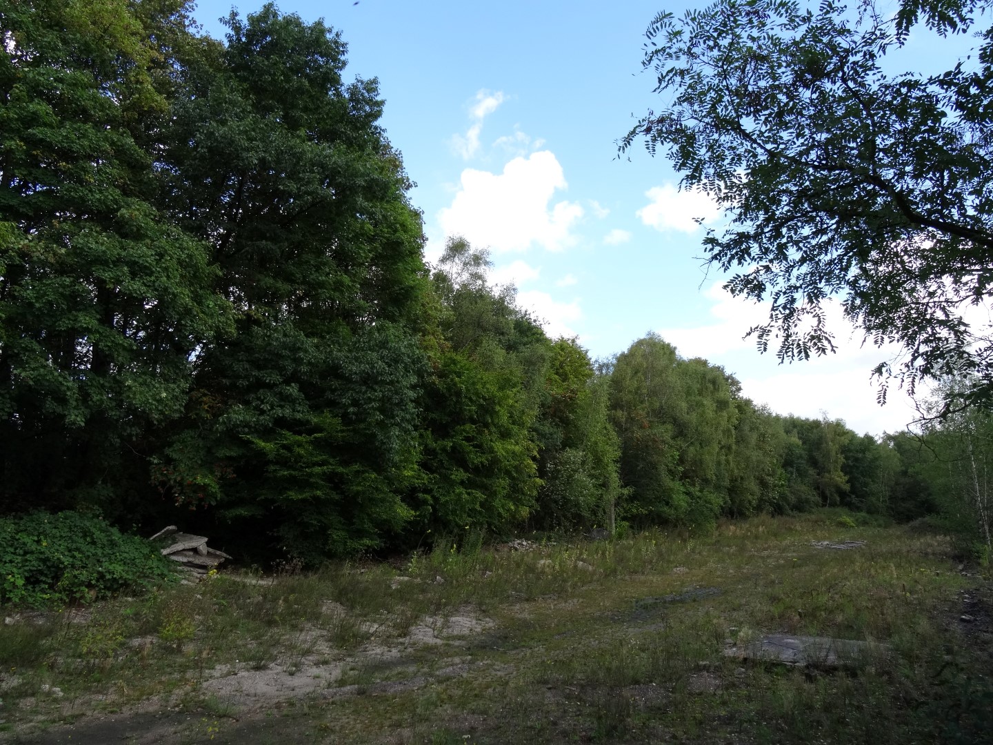 Hinter dem Bahnhofsgebäude Hinter dem Bahnhofsgebäude